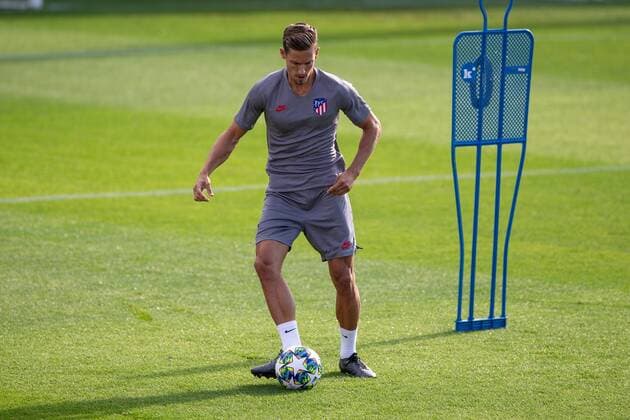Atletico Madrid s Marcos Llorente takes part in a training session at Wanda Sports City in Madrid, Spain, 17 September 2019. Atletico Madrid will face Juventus in a UEFA Champions League groups stage match on 18 September. Training session of Atletico Madrid !ACHTUNG: NUR REDAKTIONELLE NUTZUNG!  Copyright: xRodrigoxJiménezx GRAF3769 20190917-637043170967059905