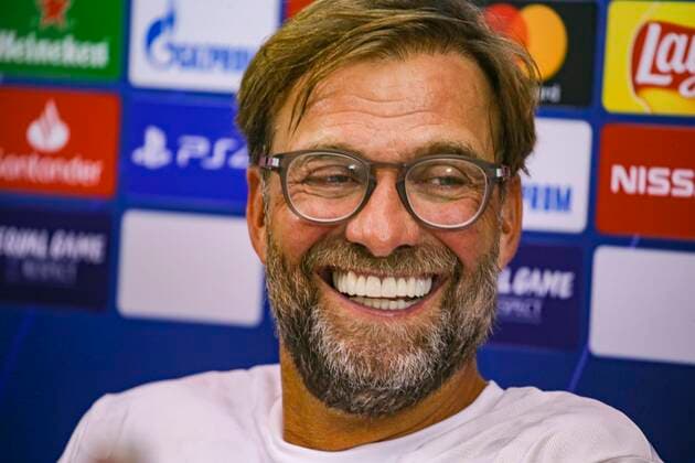 Italy: press conference, PK, Pressekonferenz Champions League Liverpool Napoli, Campania, Italy, 09-16-19 Press Conference on the eve of the Champions League match SSC Napoli - Liverpool FC in picture Jurgen Klopp coach Liverpool FC (Antonio Balasco - Pacific Press ) Naples Campania Italy Napoli  AntonioxBalascox xPacificxPress