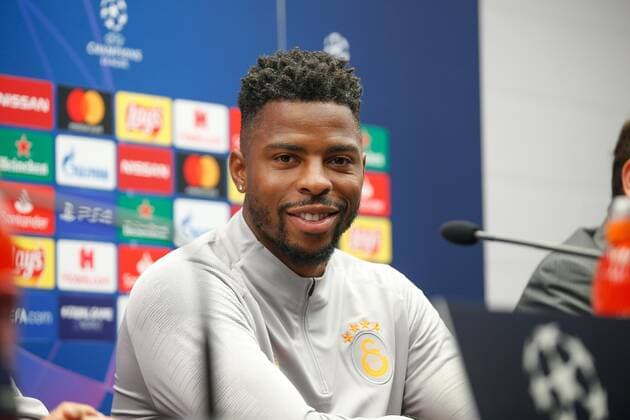 Fußball, CL, Galatasaray Istanbul Pressekonferenz Galatasaray s Ryan Donk pictured during a press conference, PK, Pressekonferenz of Turkish soccer team Galatasaray AS, Tuesday 17 September 2019 in Brugge, in preparation of Tomorrow s match against Belgian club Club Brugge in the group stage of the UEFA Champions League. BRUNOxFAHY  x05665823x