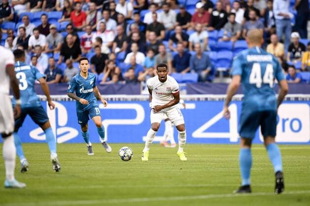 Fußball, CL, Olympique Lyon - Zenit St. Petersburg 12 THIAGO MENDES (OL) FOOTBALL : Lyon vs Zenith Saint Petersbourg - Ligue des Champions - 17 09 2019 AnthonyBIBARD FEP Panoramic 