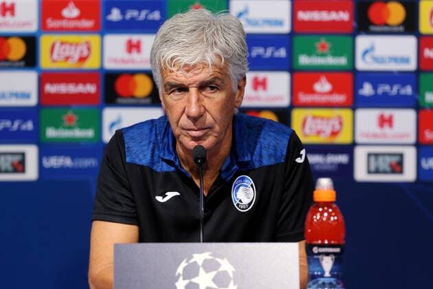 Fußball, CL, Atalanta Bergamo Pressekonferenz PXL_Atalanta BC press conference, PK, Pressekonferenz 17.09.2019., Zagreb, Croatia - Atalanta BC coach Gian Piero Gasperini and Papu Gomez of Atalanta BC held a press conference ahead of UEFA Champions League first match against GNK Dinamo.  DaliborxUrukalovic PIXSELL