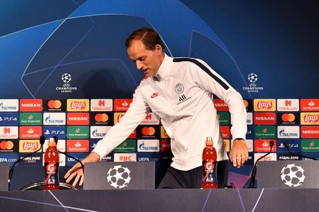 Fußball, CL, Paris St. Germain Pressekonferenz Thomas Tuchel, in press conference, PK, Pressekonferenz at the Parc des Princes on the eve of the league match, PSG-REAL on September 17, 2019.  JulienxMattiax xLexPictorium LePictorium_0214179
