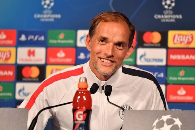 Fußball, CL, Paris St. Germain Pressekonferenz Thomas Tuchel, in press conference, PK, Pressekonferenz at the Parc des Princes on the eve of the league match, PSG-REAL on September 17, 2019.  JulienxMattiax xLexPictorium LePictorium_0214186