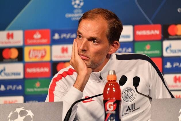 Fußball, CL, Paris St. Germain Pressekonferenz Thomas Tuchel, in press conference, PK, Pressekonferenz at the Parc des Princes on the eve of the league match, PSG-REAL on September 17, 2019.  JulienxMattiax xLexPictorium LePictorium_0214188