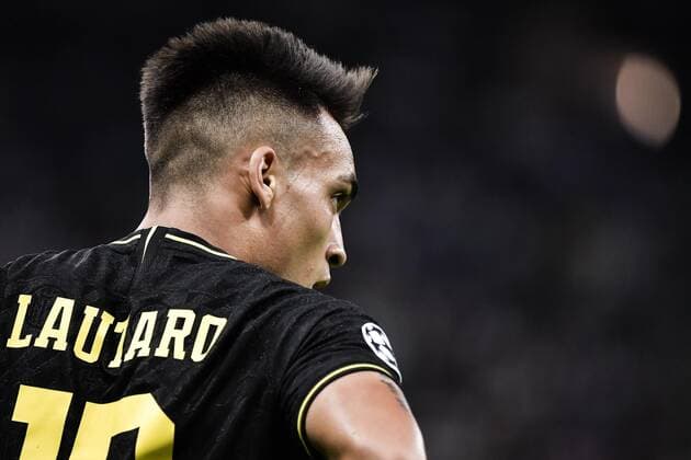 Photo LaPresse Marco Alpozzi September 17, 2019 Milan (Italy) soccer Inter Vs Slavia Praha - Champions League group stage - Group F - Giuseppe Meazza stadium In the pic: Lautaro Mart& x221a;& x2260;nez (F.C. Internazionale Milano);  Copyright: xMarcoxAlpozzi LaPresse LaPresse x