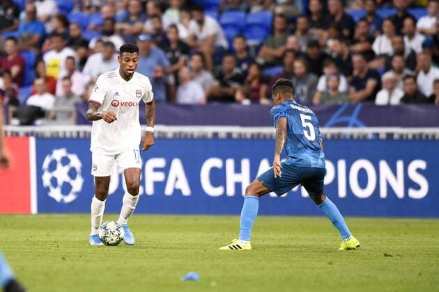 Fußball, CL, Olympique Lyon - Zenit St. Petersburg 17 JEFF REINE ADELAIDE (OL) FOOTBALL : Lyon vs Zenith Saint Petersbourg - Ligue des Champions - 17 09 2019 AnthonyBIBARD FEP Panoramic 