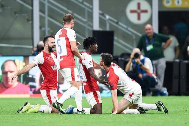Db Milano 17 09 2019 - Champions League Inter-Sk Slavia Praga foto Daniele Buffa Image nella foto: esultanza gol Peter Olayinka 