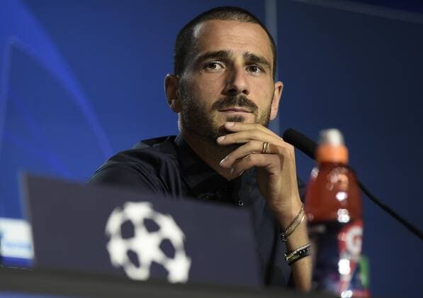 Fußball, CL, Juventus Turin Pressekonferenz Photo LaPresse - Fabio Ferrari September 17, 2019 Madrid (Spain) soccer press conference, PK, Pressekonferenz day before Atletico Madrid vs Juventus Fc - Uefa Champions League 2019 2020 - Group Stage 1 6 - Group D - Stadium Wanda Metropolitano of Madrid In the pic:Leonardo Bonucci (Juventus F.C.);  Copyright: xFabioxFerrari LaPressex