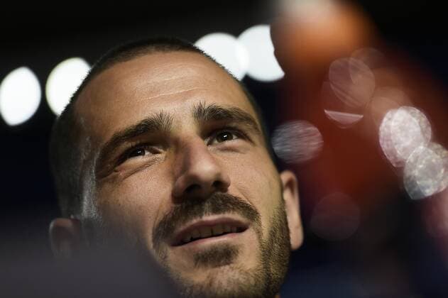 Fußball, CL, Juventus Turin Pressekonferenz Photo LaPresse - Fabio Ferrari September 17, 2019 Madrid (Spain) soccer press conference, PK, Pressekonferenz day before Atletico Madrid vs Juventus Fc - Uefa Champions League 2019 2020 - Group Stage 1 6 - Group D - Stadium Wanda Metropolitano of Madrid In the pic:Leonardo Bonucci (Juventus F.C.);  Copyright: xFabioxFerrari LaPressex