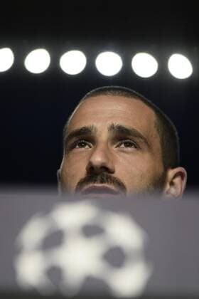Fußball, CL, Juventus Turin Pressekonferenz Photo LaPresse - Fabio Ferrari September 17, 2019 Madrid (Spain) soccer press conference, PK, Pressekonferenz day before Atletico Madrid vs Juventus Fc - Uefa Champions League 2019 2020 - Group Stage 1 6 - Group D - Stadium Wanda Metropolitano of Madrid In the pic:Leonardo Bonucci (Juventus F.C.);  Copyright: xFabioxFerrari LaPressex