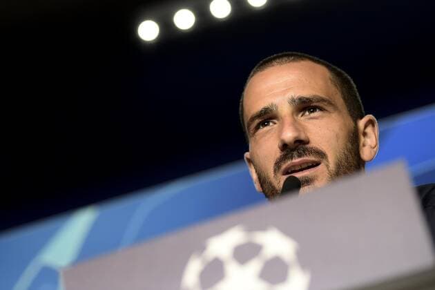 Fußball, CL, Juventus Turin Pressekonferenz Photo LaPresse - Fabio Ferrari September 17, 2019 Madrid (Spain) soccer press conference, PK, Pressekonferenz day before Atletico Madrid vs Juventus Fc - Uefa Champions League 2019 2020 - Group Stage 1 6 - Group D - Stadium Wanda Metropolitano of Madrid In the pic:Leonardo Bonucci (Juventus F.C.);  Copyright: xFabioxFerrari LaPressex
