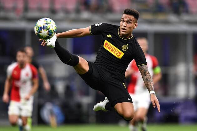 Lautaro Martinez of Fc Internazionale Milano 17-9-2019 Stadio Giuseppe Meazza Football Champions League 2019 2020 FC Internazionale - Slavia Praha Photo Image Insidefoto antoniettaxbaldassarre
