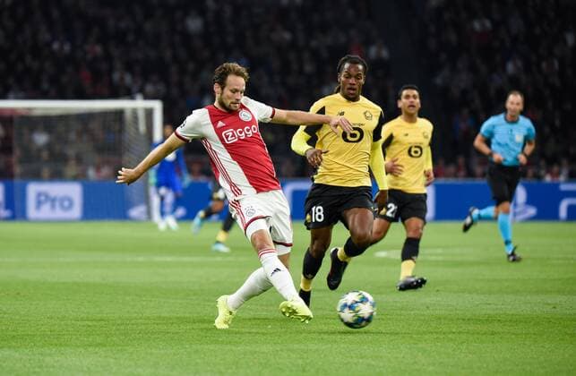 Fußball, CL, Ajax Amsterdam - OSC Lille Daley Blind ( Ajax ) FOOTBALL : AFC Ajax vs Lille OSC - Champions League - Amsterdam - 17 09 2019 FedericoPestellini Panoramic 