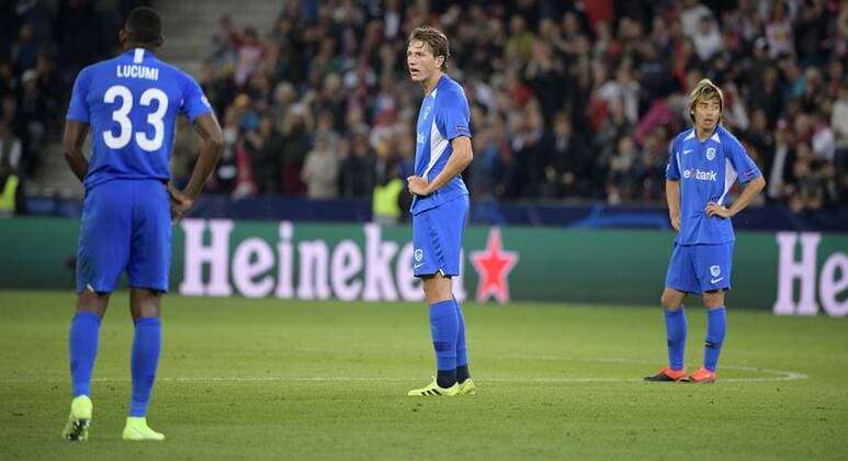 Genk s Sander Berge pictured during a game between Austrian club RB Salzburg and Belgian RC Genk, Tuesday 17 September 2019 in Salzburg, Austria, first match in the group stage of the UEFA Champions League. YORICKxJANSENS  x05665939x