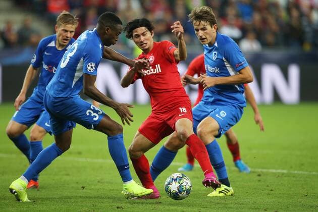 SOCCER - CL, RBS vs Genk SALZBURG,AUSTRIA,17.SEP.19 - SOCCER - UEFA Champions League, group stage, Red Bull Salzburg vs KRC Genk. Image shows Takumi Minamino (RBS). GEPAxpictures xMathiasxMandl