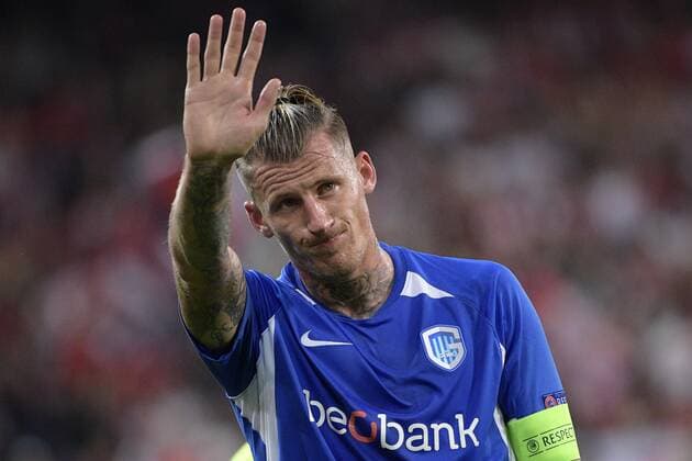 Genk s Sebastien Dewaest pictured after a game between Austrian club RB Salzburg and Belgian RC Genk, Tuesday 17 September 2019 in Salzburg, Austria, first match in the group stage of the UEFA Champions League. YORICKxJANSENS  x05666088x