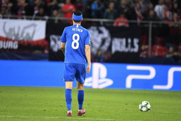 Bryan Heynen midfielder of Genk disappointed after loosing the game FOOTBALL : RB Salzbourg vs Racing Genk - UEFA Ligue des Champions - Salzbourg - 17 09 2019 PhotoNews Panoramic 