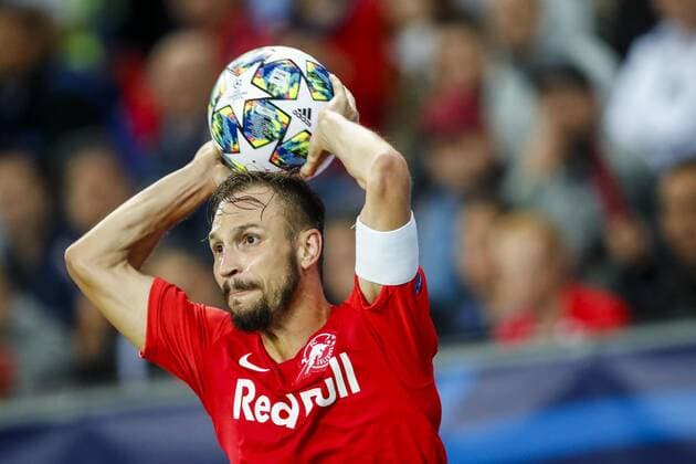 SOCCER - CL, RBS vs Genk SALZBURG,AUSTRIA,17.SEP.19 - SOCCER - UEFA Champions League, group stage, Red Bull Salzburg vs KRC Genk. Image shows Andreas Ulmer (RBS). GEPAxpictures xJasminxWalter