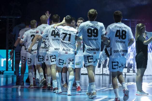 SG Flensburg-Handewitt vs Elverum Handball, Handball, EHF Champions League Gruppenphase, 18.09.19 Einlauf Elverum Handball Copyright: xBEAUTIFULxSPORTS MarioxM.xKobergx