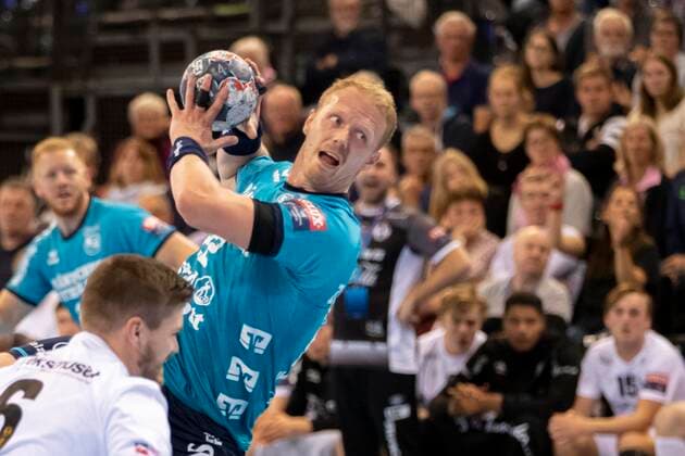 SG Flensburg-Handewitt vs Elverum Handball, Handball, EHF Champions League Gruppenphase, 18.09.19 Anders Zachariassen (SG Flensburg-Handewitt, 22) Copyright: xBEAUTIFULxSPORTS MarioxM.xKobergx