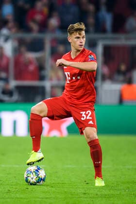 18.09.2019, xkvx, Fussball UEFA Champions League, FC Bayern Muenchen - Roter Stern Belgrad emspor, v.l. Joshua Kimmich (FCB - FC Bayern Muenchen) Freisteller (DFL DFB REGULATIONS PROHIBIT ANY USE OF PHOTOGRAPHS as IMAGE SEQUENCES and or QUASI-VIDEO) Muenchen