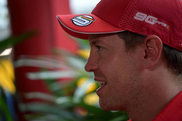 FORMULA 1 2019 SINGAPORE AIRLINES SINGAPORE GRAND PRIX 19.09.2019, Marina Bay Street Circuit, Singapore, FORMULA 1 2019 SINGAPORE AIRLINES SINGAPORE GRAND PRIX ,im Bild Sebastian Vettel (GER 5), Scuderia Ferrari Mission Winnow