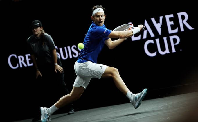 TENNIS - Laver Cup 2019 GENEVA,SWITZERLAND,20.SEP.19 - TENNIS - Laver Cup, Team Europe vs Team World. Image shows Dominic Thiem (AUT). GEPAxpictures xMatthiasxHauer