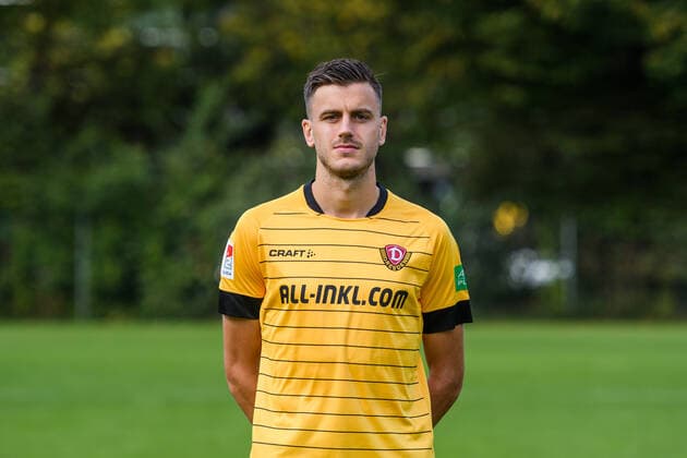 Alexander Jeremejeff; SG Dynamo Dresden; 2. BL, Porträttermin 2019 2020
