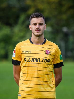 Alexander Jeremejeff; SG Dynamo Dresden; 2. BL, Porträttermin 2019 2020
