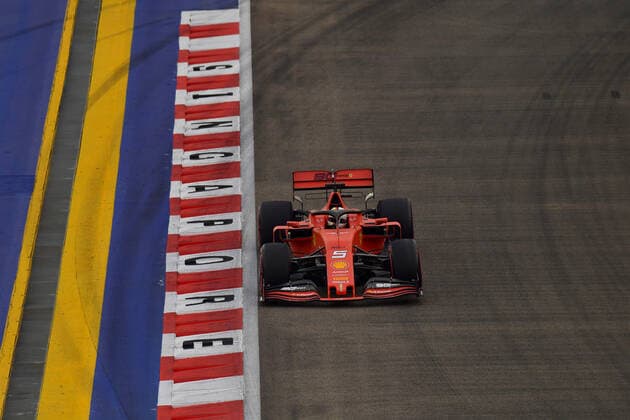 Sebastian Vettel, Scuderia Ferrari, formula 1 GP, Singapore, 20.09.2019 Photo:mspb Jerry Andre Sebastian Vettel, formula 1 GP, Singapore,
