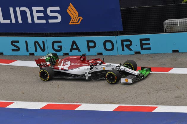 Kimi Raikkonen, Alfa Romeo, F1 Team, formula 1 GP, Singapore, 20.09.2019 Photo:mspb Jerry Andre Kimi Raikkonen, formula 1 GP Singapore,
