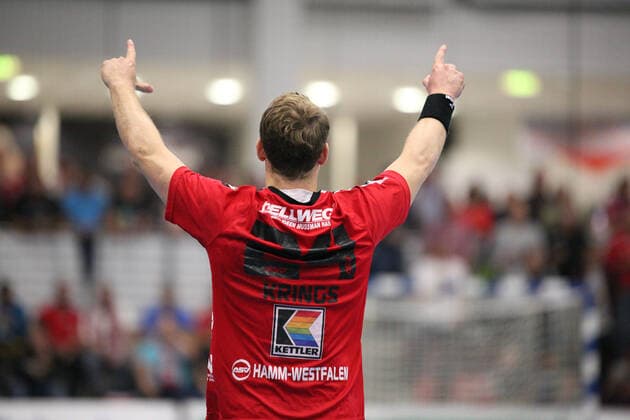 Merten Krings (ASV Hamm-Westfalen 24) GER, Handball, 2. Bundesliga, ASV Hamm-Westfalen gegen TV Emsdetten, 20.09.2019 Hamm Copyright: xEIBNER JanxStrohdiekx EP_JSK