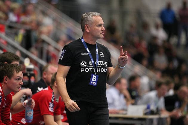 Kay Rothenpieler (Trainer ASV Hamm-Westfalen) GER, Handball, 2. Bundesliga, ASV Hamm-Westfalen gegen TV Emsdetten, 20.09.2019 Hamm Copyright: xEIBNER JanxStrohdiekx EP_JSK
