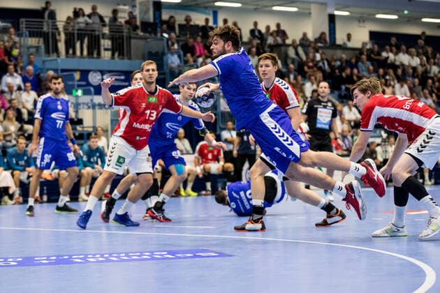 2. Handball-Bundesliga; VfL Gummersbach - HSV Hamburg Jonas Stueber ( 40, VfL Gummersbach), 2. Handball-Bundesliga VfL Gummersbach - HSV Hamburg; Gummersbach, Schwalbe arena Copyright: xBEAUTIFULxSPORTS Wunderlx