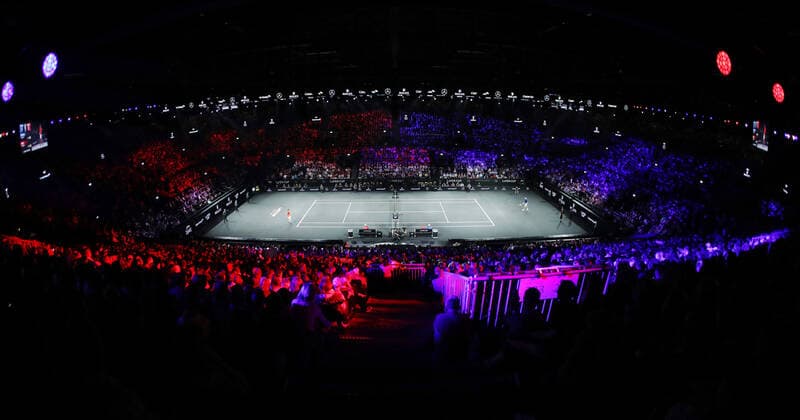TENNIS - Laver Cup 2019 GENEVA,SWITZERLAND,20.SEP.19 - TENNIS - Laver Cup, Team Europe vs Team World. Image shows the event venue. GEPAxpictures xMatthiasxHauer