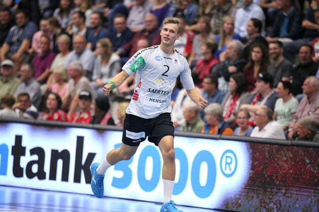Tim Weischer (TV Emsdetten 2) GER, Handball, 2. Bundesliga, ASV Hamm-Westfalen gegen TV Emsdetten, 20.09.2019 Hamm Copyright: xEIBNER JanxStrohdiekx EP_JSK