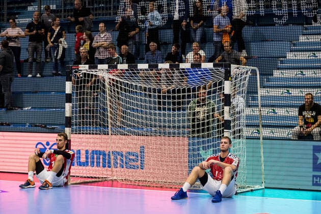 2. Handball-Bundesliga; VfL Gummersbach - HSV Hamburg Resignierte Gesichter beim HSV Hamburg, 2. Handball-Bundesliga VfL Gummersbach - HSV Hamburg; Gummersbach, Schwalbe arena Copyright: xBEAUTIFULxSPORTS Wunderlx