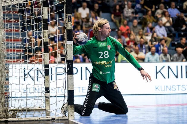 2. Handball-Bundesliga; VfL Gummersbach - HSV Hamburg Aron Rafn Edvardsson ( 28, HSV Hamburg), 2. Handball-Bundesliga VfL Gummersbach - HSV Hamburg; Gummersbach, Schwalbe arena Copyright: xBEAUTIFULxSPORTS Wunderlx