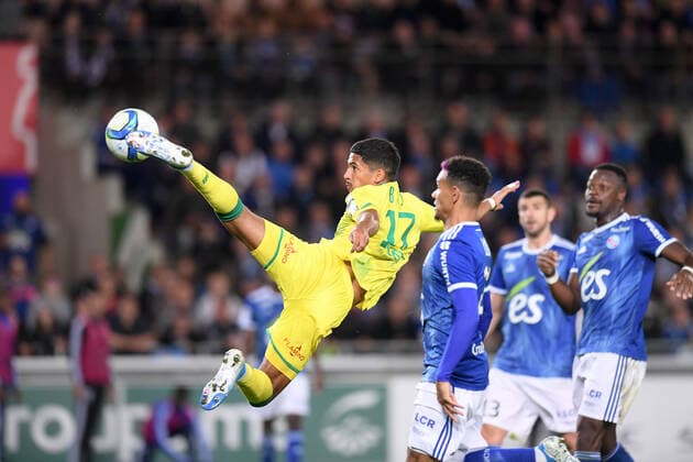 17 LUDOVIC BLAS (NAN) FOOTBALL : Strasbourg vs Nantes - Ligue 1 Conforama - 20 09 2019 FEP Panoramic 