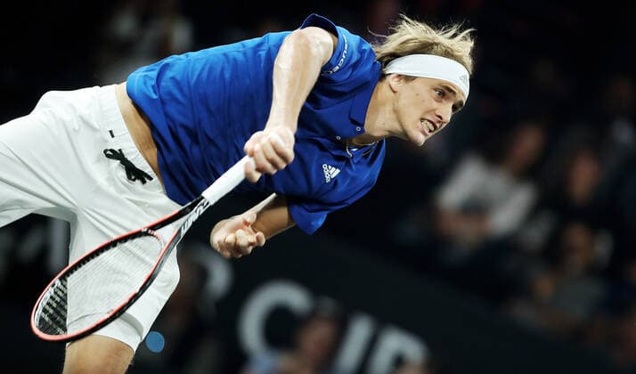 TENNIS - Laver Cup 2019 GENEVA,SWITZERLAND,21.SEP.19 - TENNIS - Laver Cup, Team Europe vs Team World. Image shows Alexander Zverev (GER). GEPAxpictures xMatthiasxHauer