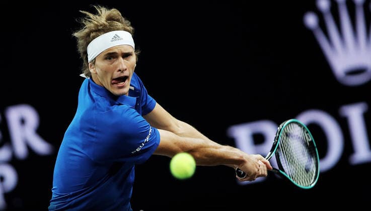 TENNIS - Laver Cup 2019 GENEVA,SWITZERLAND,21.SEP.19 - TENNIS - Laver Cup, Team Europe vs Team World. Image shows Alexander Zverev (GER). GEPAxpictures xMatthiasxHauer