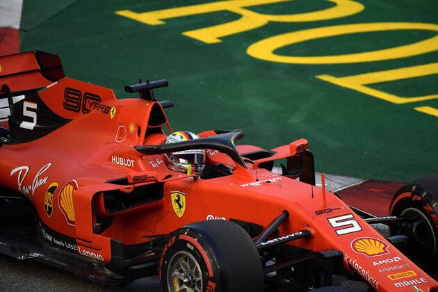 FORMULA 1 2019 SINGAPORE AIRLINES SINGAPORE GRAND PRIX 21.09.2019, Marina Bay Street Circuit, Singapore, FORMULA 1 2019 SINGAPORE AIRLINES SINGAPORE GRAND PRIX ,im Bild Sebastian Vettel (GER 5), Scuderia Ferrari Mission Winnow