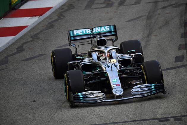 FORMULA 1 2019 SINGAPORE AIRLINES SINGAPORE GRAND PRIX 21.09.2019, Marina Bay Street Circuit, Singapore, FORMULA 1 2019 SINGAPORE AIRLINES SINGAPORE GRAND PRIX ,im Bild Lewis Hamilton (GB 44), Mercedes-AMG Petronas Motorsport