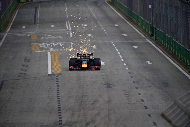 FORMULA 1 2019 SINGAPORE AIRLINES SINGAPORE GRAND PRIX 21.09.2019, Marina Bay Street Circuit, Singapore, FORMULA 1 2019 SINGAPORE AIRLINES SINGAPORE GRAND PRIX ,im Bild Alexander Albon (GBR 23), Aston Martin Red Bull Racing