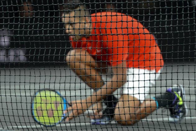 Sport Bilder des Tages September 21, 2019, Geneva, Switzerland: NICK KYRGIOS playing doubles with JACK SOCK in the Laver Cup tennis event in Geneva Switzerland. Tennis 2019: Laver Cup Day 2 - ZUMAl132 20190921_zap_l132_063 Copyright: xChristopherxLevyx