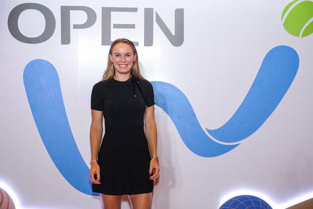 WUHAN, CHINA - SEPTEMBER 21: Caroline Wozniacki of Denmark attends an official player party ahead of 2019 Wuhan Open at Hilton hotel on September 21, 2019 in Wuhan, Hubei Province of China.  Copyright: xVCGx CFP111250571731 
