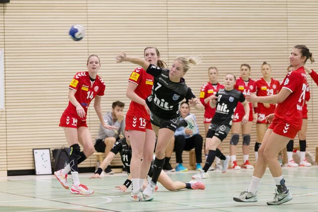 FSG Mainz 05 Budenheim - Buxtehuder SV,21.09.2019,GER,Handball, im Lone Fischer,(Buxtehuder SV, 7), Eibner-Pressefoto Ulrich Scherbaum FSG Mainz 05 Budenheim - Buxtehuder SV Mainz-Budenheim Copyright: xEibner-Pressefoto UlrichxScherbax EP_usm