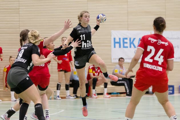 FSG Mainz 05 Budenheim - Buxtehuder SV,21.09.2019,GER,Handball, im Isabelle Dölle,(Buxtehuder SV, 11), Eibner-Pressefoto Ulrich Scherbaum FSG Mainz 05 Budenheim - Buxtehuder SV Mainz-Budenheim Copyright: xEibner-Pressefoto UlrichxScherbax EP_usm