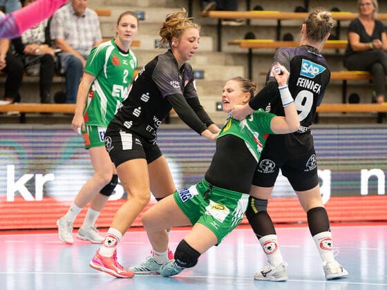 Petra Adamkova (Frisch Auf Frauen 21) gegen Frisch Auf! Frauen vs. Kurpfalz-Baeren, Handball, Frauen, 1. Bundesliga, 21.09.2019 Frisch Auf! Frauen vs. Kurpfalz-Baeren, Handball, Frauen, 1. Bundesliga, 21.09.2019 Goeppingen Copyright: xEIBNER Michael_Schmidtx EP_MST