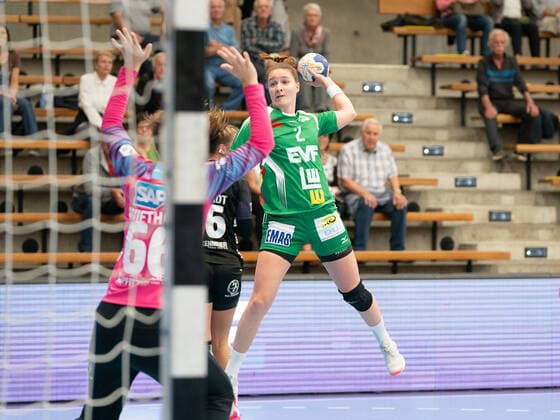 Anja Brugger (Frisch Auf Frauen 02), Frisch Auf! Frauen vs. Kurpfalz-Baeren, Handball, Frauen, 1. Bundesliga, 21.09.2019 Frisch Auf! Frauen vs. Kurpfalz-Baeren, Handball, Frauen, 1. Bundesliga, 21.09.2019 Goeppingen Copyright: xEIBNER Michael_Schmidtx EP_MST